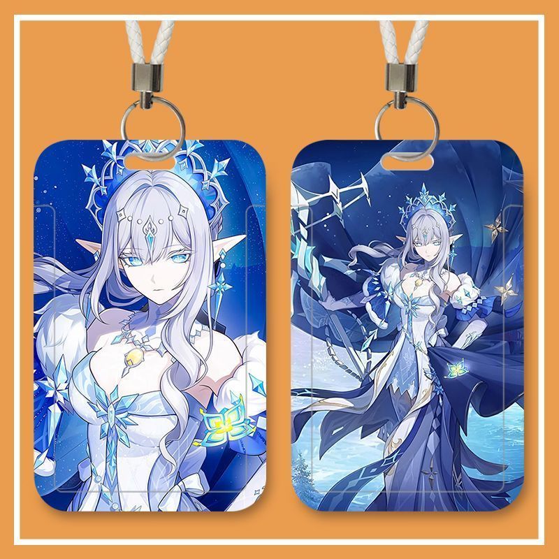 Lanyard Badge Holder - Genshin Impact Anastasya Anime Lanyard Business-Kreditkartenhalter