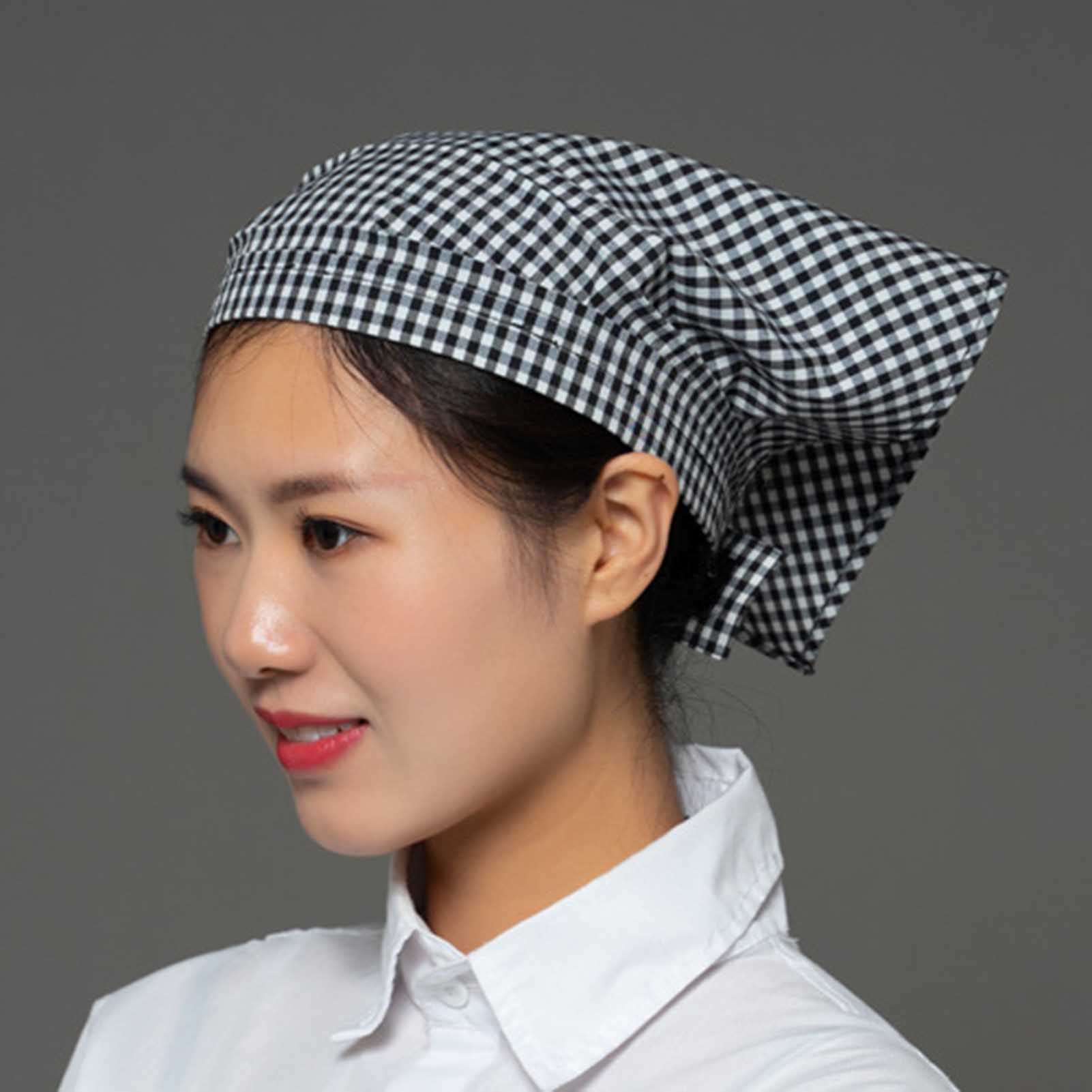 Bandana Cotton - Baumwoll-Kopftuch für Restaurant-Küchenpersonal, Frauen und Männer,