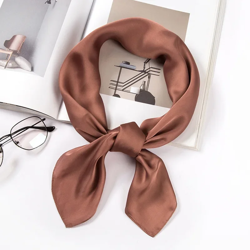 Satin-Schal für Damen 70cm Ein – Silk Neck Scarf Bewertung und Preis
