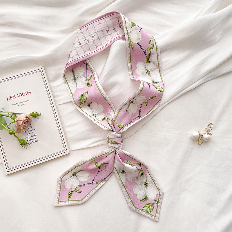 Koreanischer Seidensatin-Langs – Silk Neck Scarf Bewertung und Preis