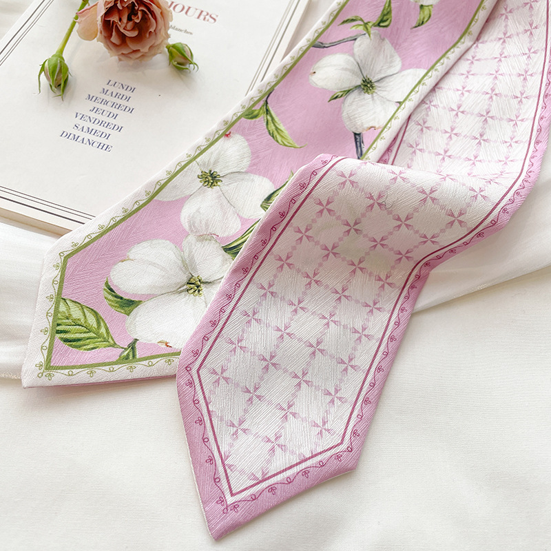 Koreanischer Seidensatin-Langs – Silk Neck Scarf Bewertung und Preis