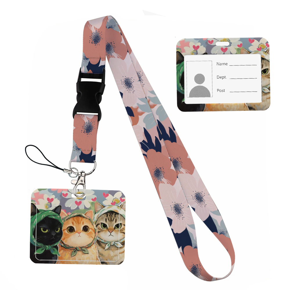 Kleine Tiere in Blumen, bedruc – Lanyard Badge Holder Bewertung und Preis