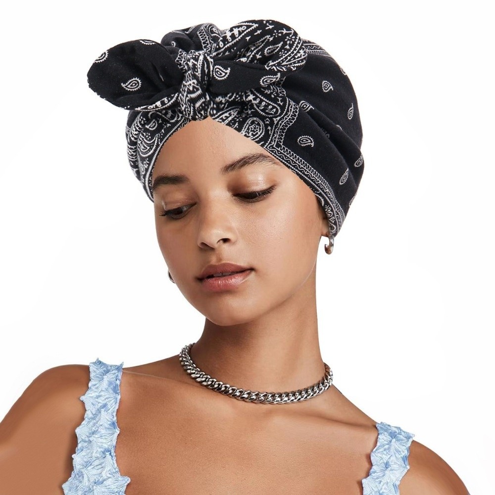 Satin-gefütterter Bandana-Turb – Bow Tie Pre Tied Bewertung und Preis
